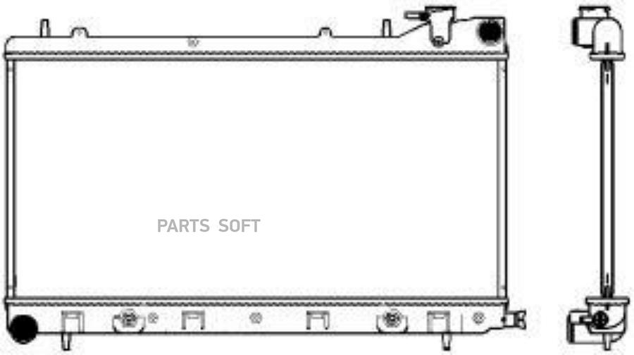 

Радиатор Subaru Impreza 97-00, Subaru Forester 98-02 34211013 Sakura арт. 34211013