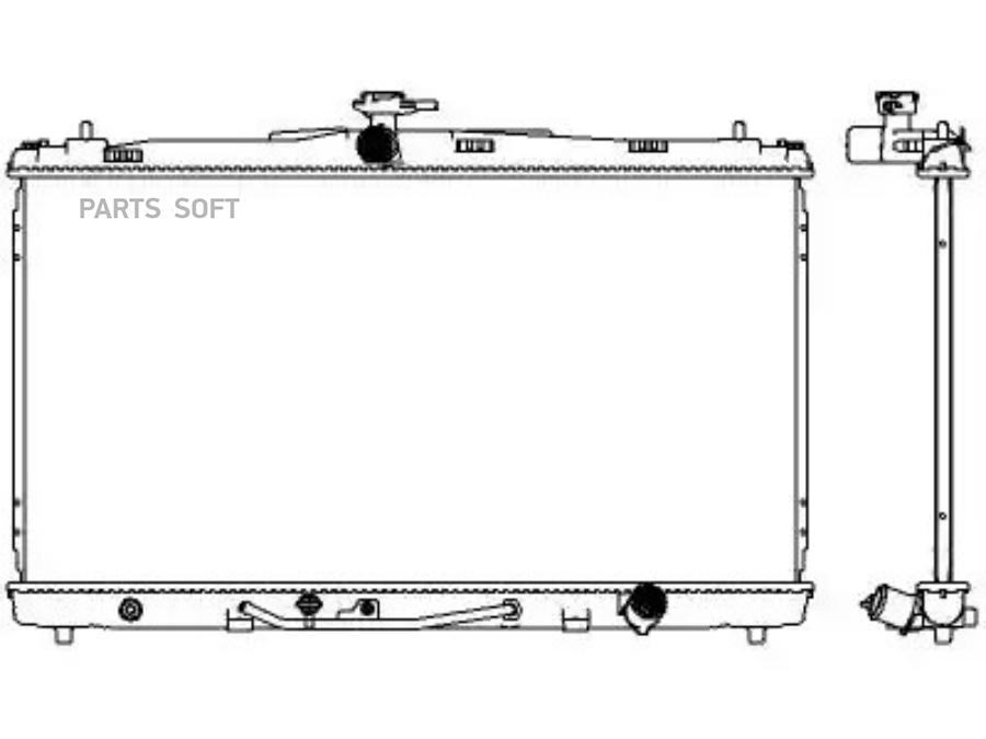 

Радиатор Toyota Camry (Xv5#) (11-) 34618540 Sakura арт. 34618540