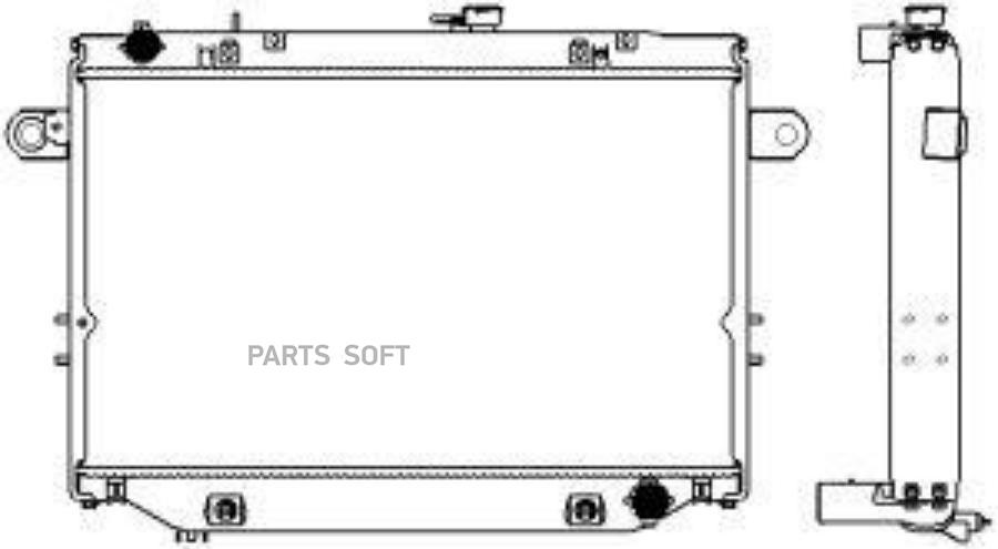 

Радиатор Toyota Land Cruiser 105 98-07 34621003 Sakura арт. 34621003