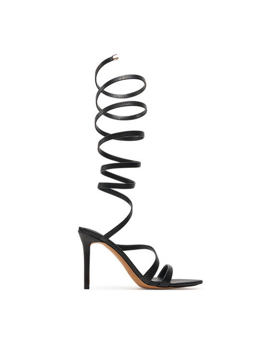 

Босоножки женские ALDO Spira 13736287 черные 39 EU, Черный, Spira 13736287