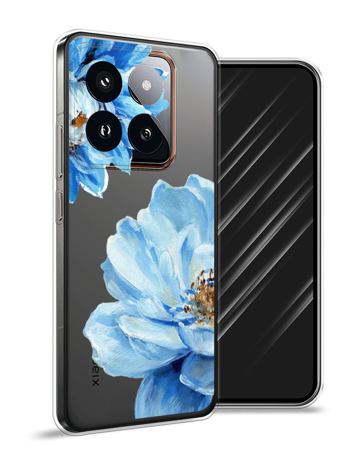 

Чехол Awog на Xiaomi 14 Pro "Голубые клематисы", Голубой, 320450-1