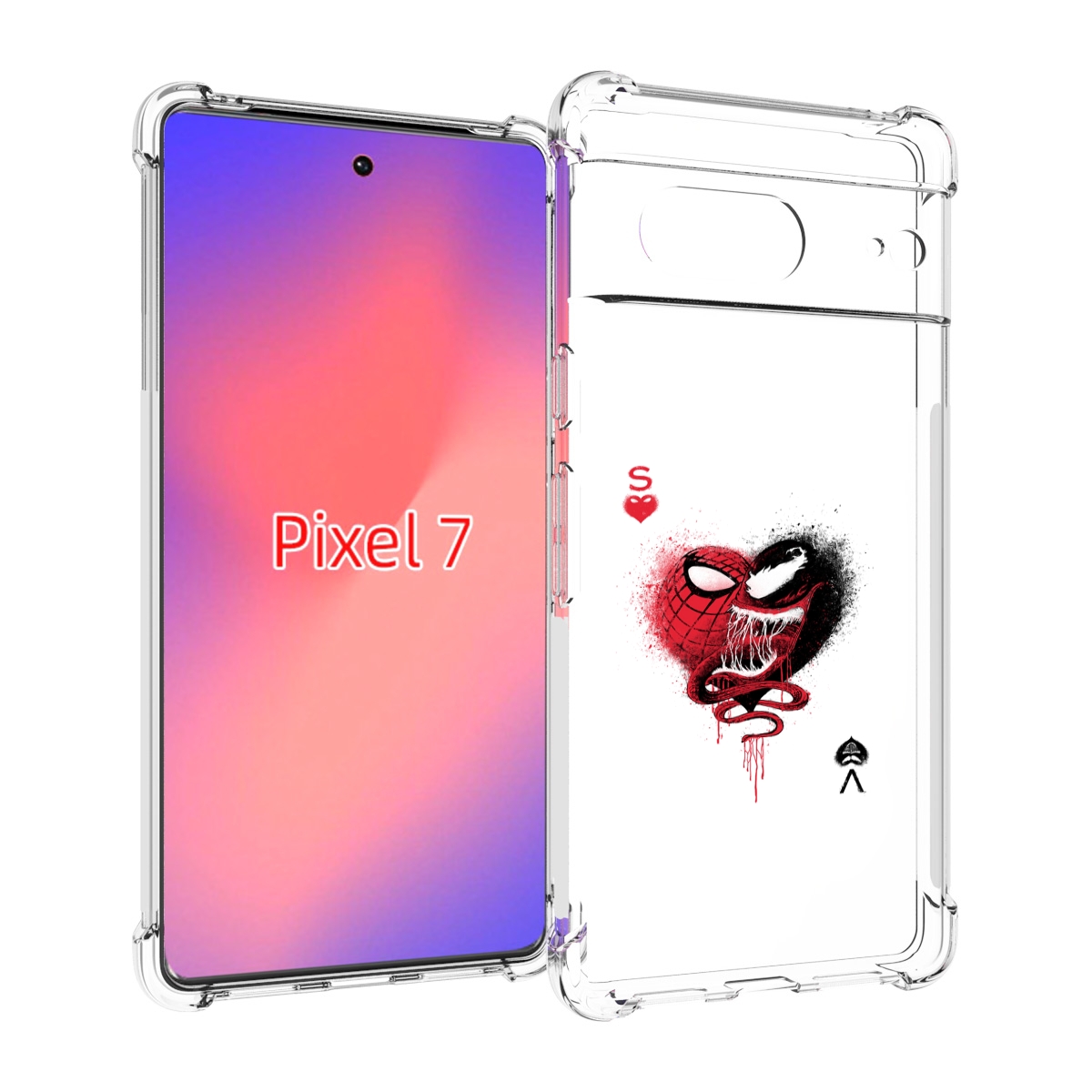 

Чехол Mypads Веном Для Google Pixel 7, Прозрачный, Tocco