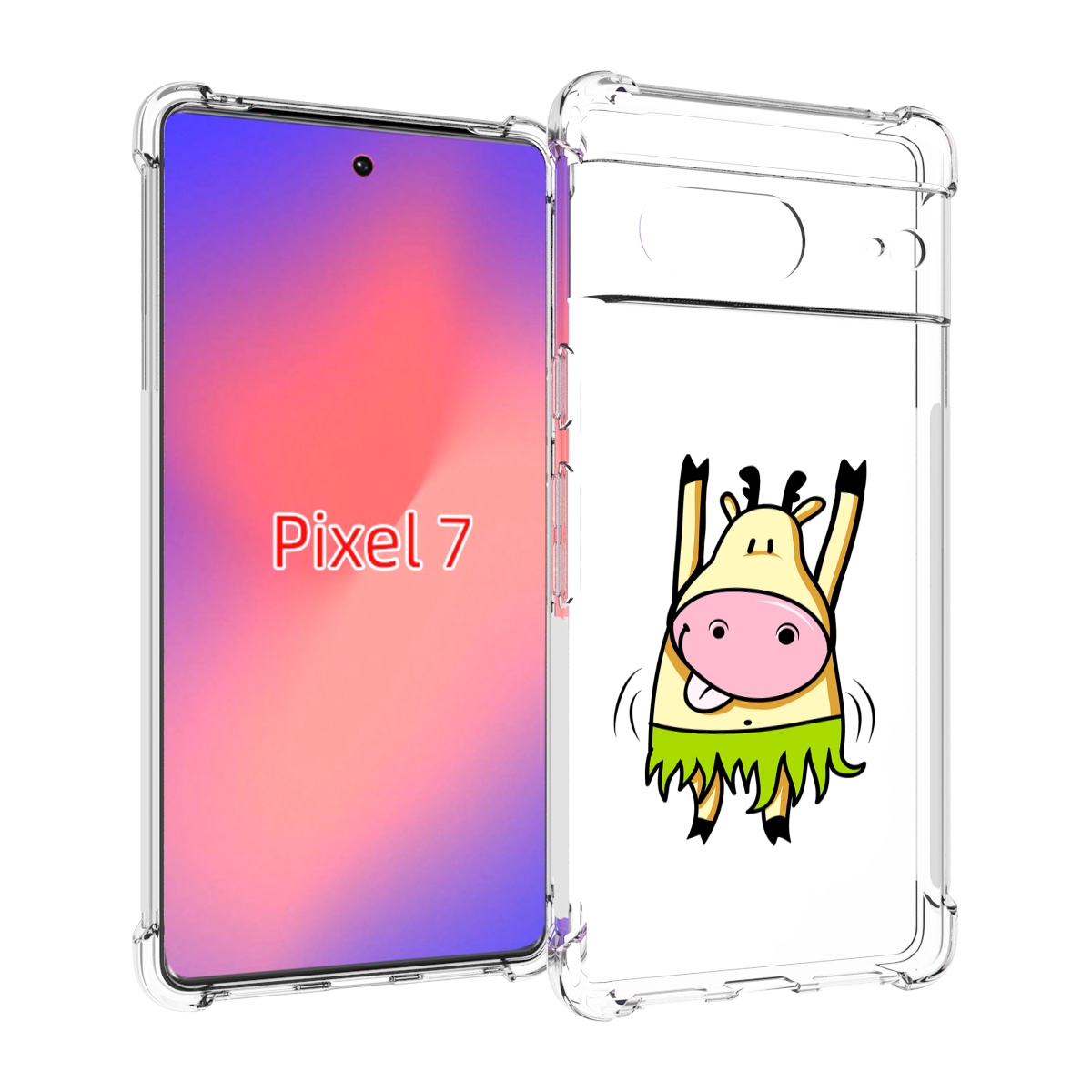 

Чехол Mypads Веселая Корова Для Google Pixel 7, Прозрачный, Tocco