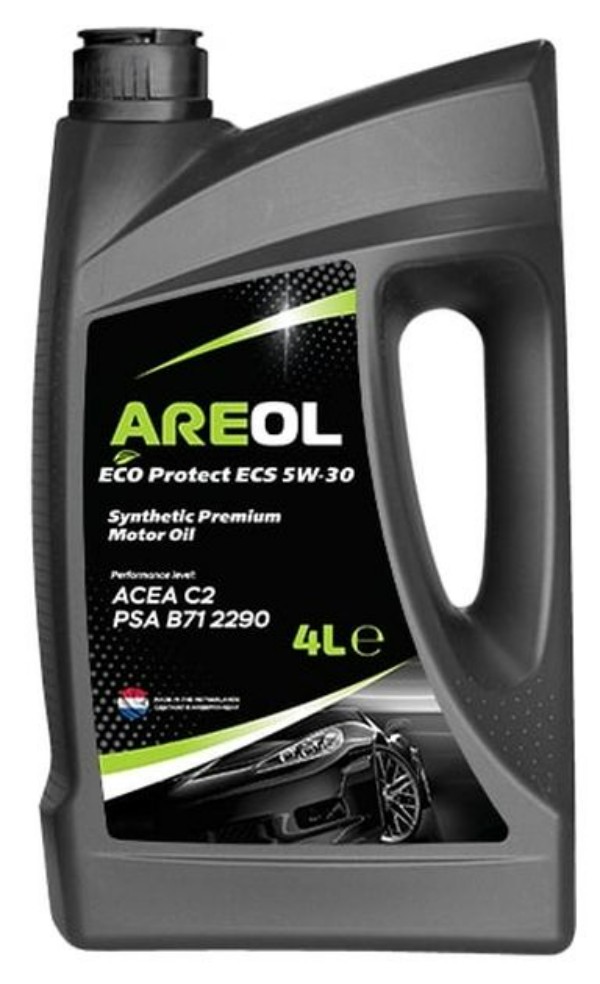фото Areol eco protect ecs 5w30 (4l) масло моторное синт acea c2, psa b71 2290 areol, 5w30ar127