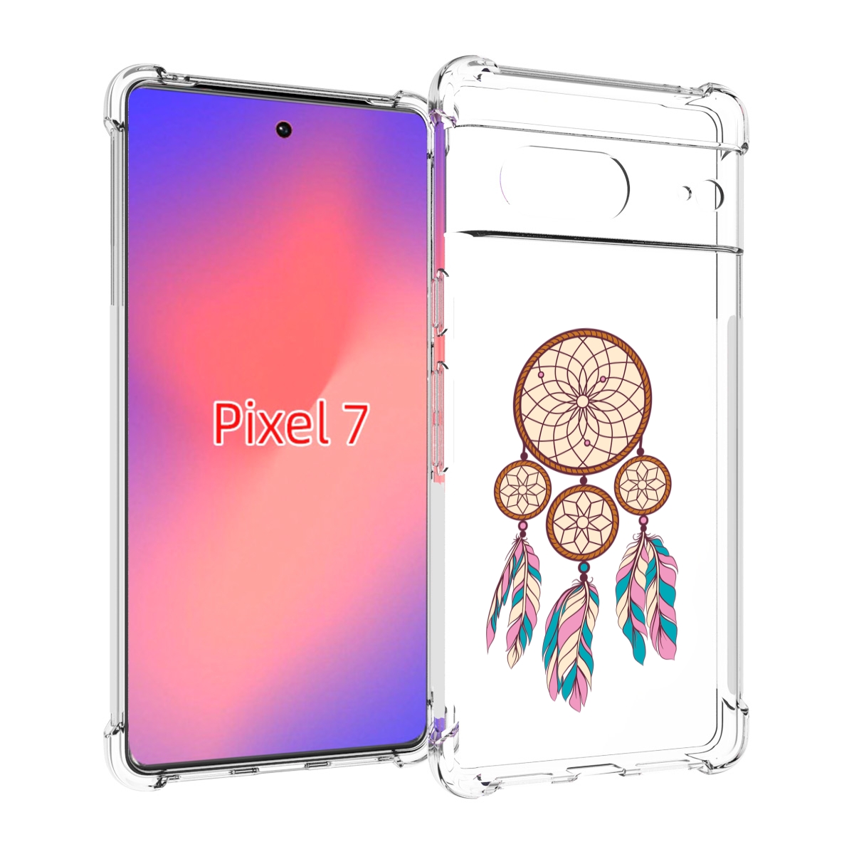 

Чехол Mypads Ловец Снов Бежевый Для Google Pixel 7, Прозрачный, Tocco