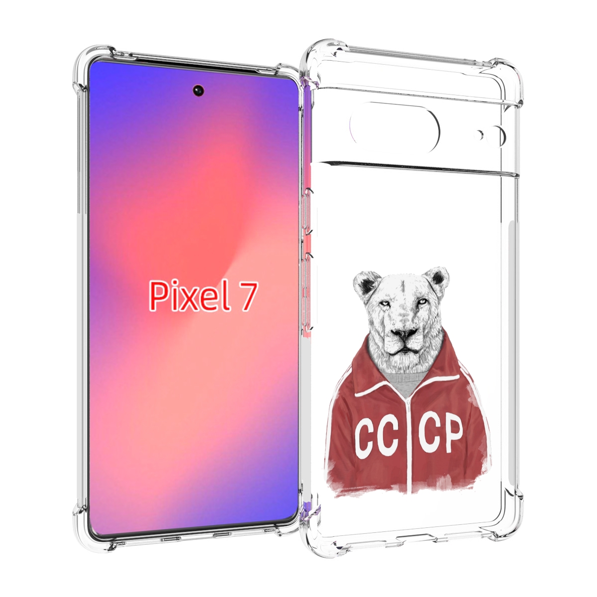 

Чехол Mypads Львица Ссср Для Google Pixel 7, Прозрачный, Tocco