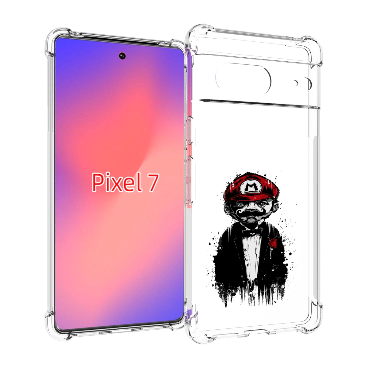 

Чехол Mypads Марио Для Google Pixel 7, Прозрачный, Tocco