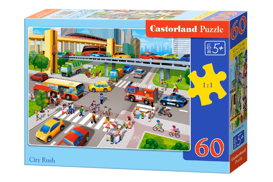 

Пазл Castorland 60 эл. Городское движение, арт. В-06131