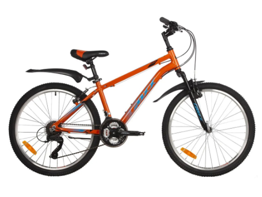 фото Велосипед foxx 24 atlantic оранжевый, алюминий, размер 14 24ahv.atlan.14or2 велосипеды stinger