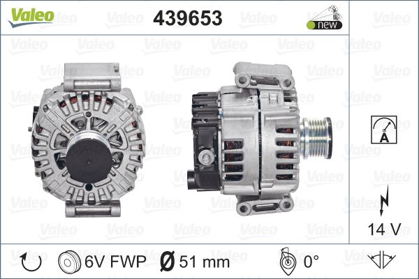 

Генератор Valeo 439653, Генератор Valeo 439653 Valeo 439653