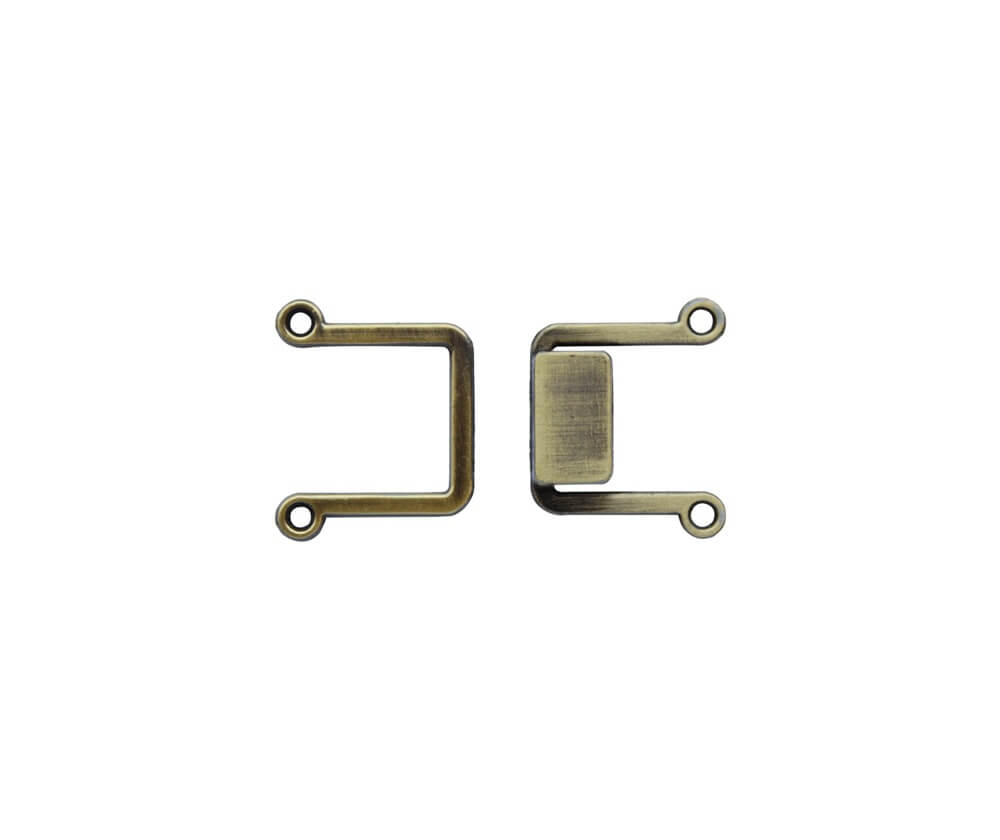 

Крючок 19,5 x 27,5 мм, тертая бронза