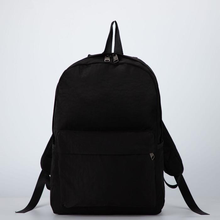 

Рюкзак мужской NoBrand 5524059 черный, 43х31х11 см, 5524059
