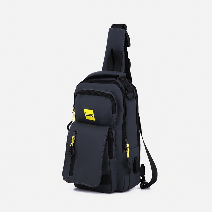 

Сумка-слинг мужская NoBrand 9681258 серая, 18х6х30 см, Серый, 9681258