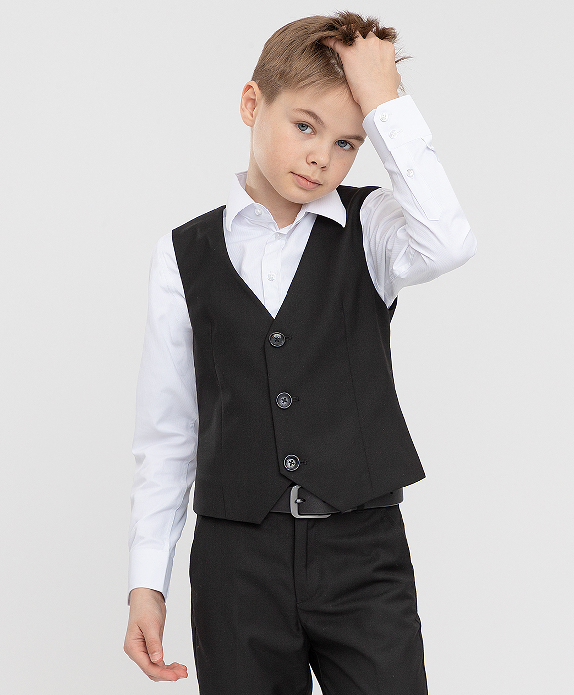 

Жилет черный Button Blue 221BBBS47010800 р.128, 221BBBS47010800