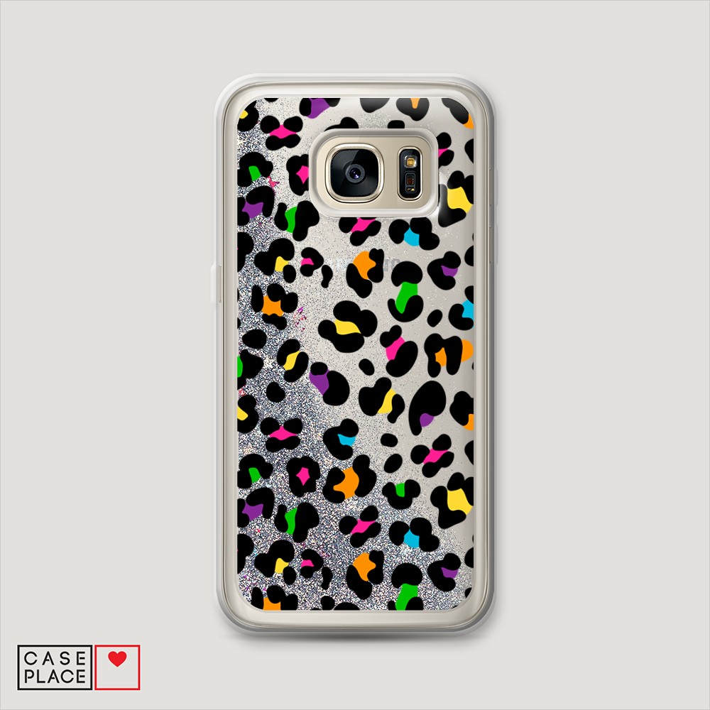 

Чехол Awog на Samsung Galaxy S6 Edge "Яркий леопард", Разноцветный, 24491-1