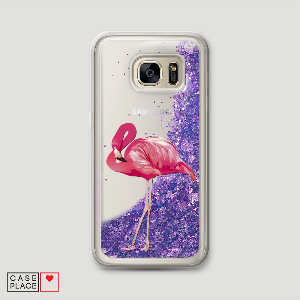 

Чехол Awog "Застенчивый фламинго" на Samsung Galaxy S6 Edge, 24492-1