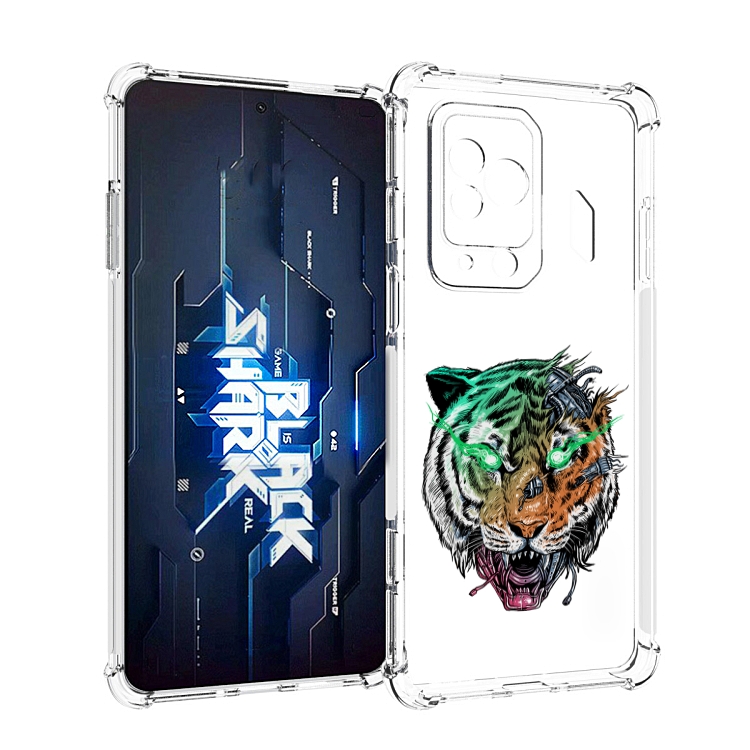 

Чехол MyPads робо-тигр для Xiaomi Black Shark 5 Pro, Прозрачный, Tocco