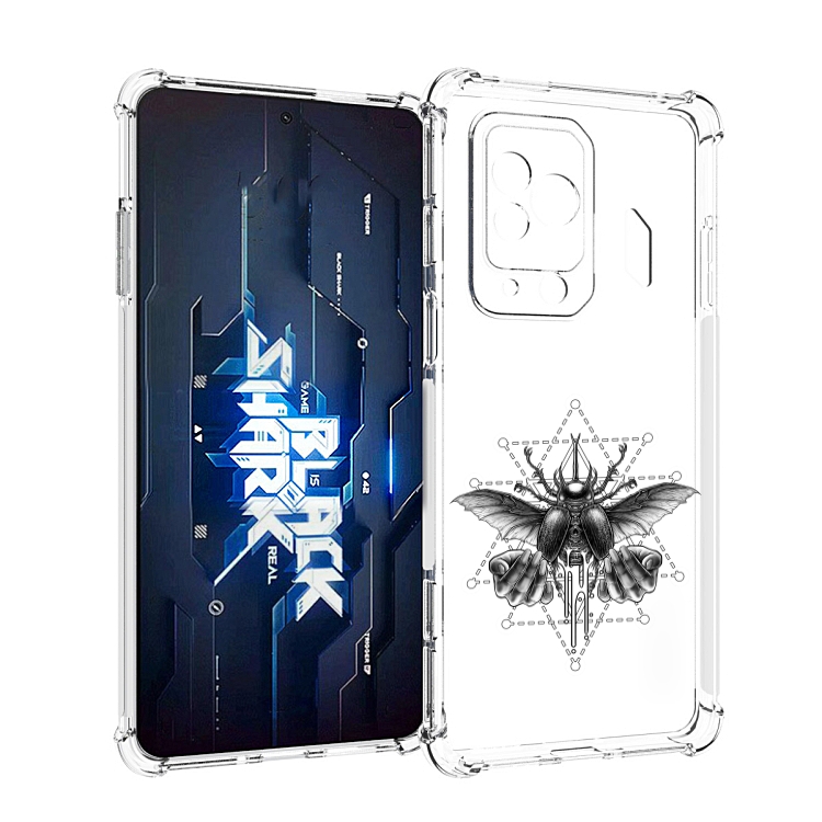 

Чехол MyPads скарабей для Xiaomi Black Shark 5 Pro, Прозрачный, Tocco