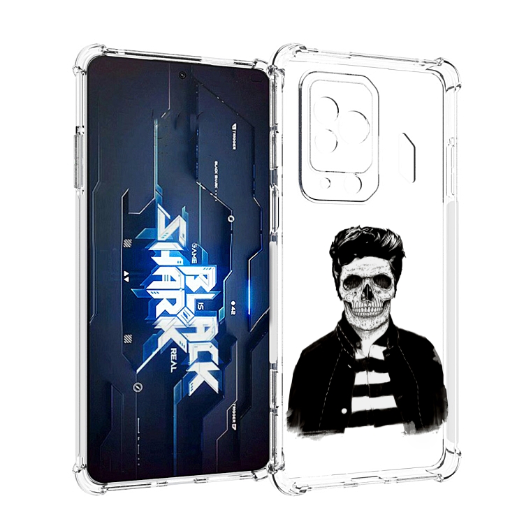 

Чехол MyPads скелет для Xiaomi Black Shark 5 Pro, Прозрачный, Tocco