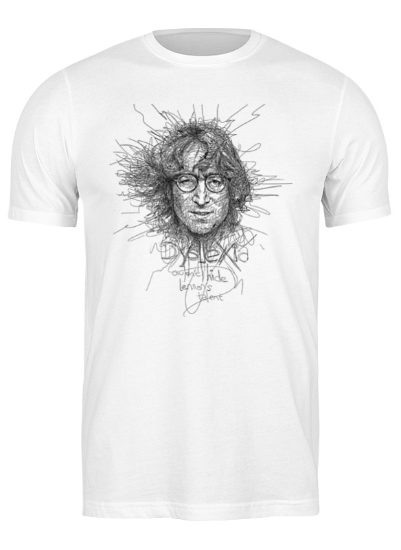 

Футболка мужская Printio John lennon белая L, Белый, John lennon