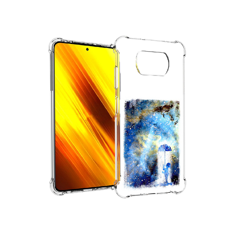 

Чехол MyPads Tocco для Xiaomi Poco X3 мальчик в небе (PT154881.262.455), Прозрачный, Tocco