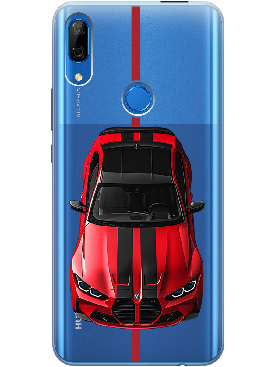 

Чехол на Honor 9X/9X Premium, Huawei P Smart Z/Y9 Prime (2019) 804984, Прозрачный;голубой, 721096551