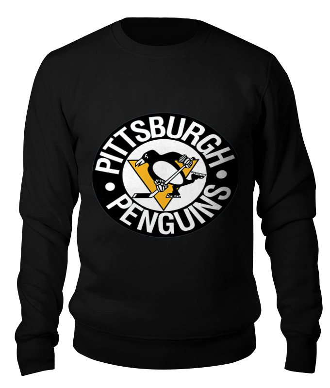 

Свитшот унисекс Printio Pittsburgh penguins черный M, Pittsburgh penguins