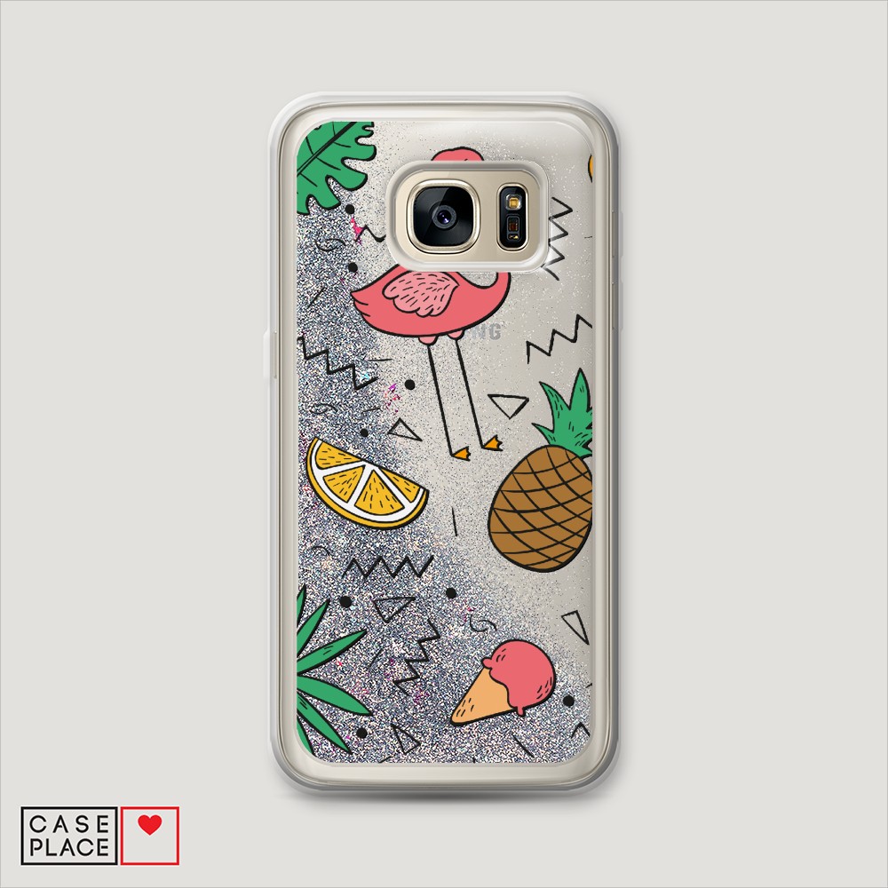 

Чехол Awog на Samsung Galaxy S6 "Гавайский фон", Разноцветный, 24391-1