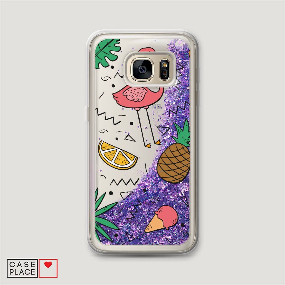 

Чехол Awog на Samsung Galaxy S6 "Гавайский фон", Разноцветный, 24392-1
