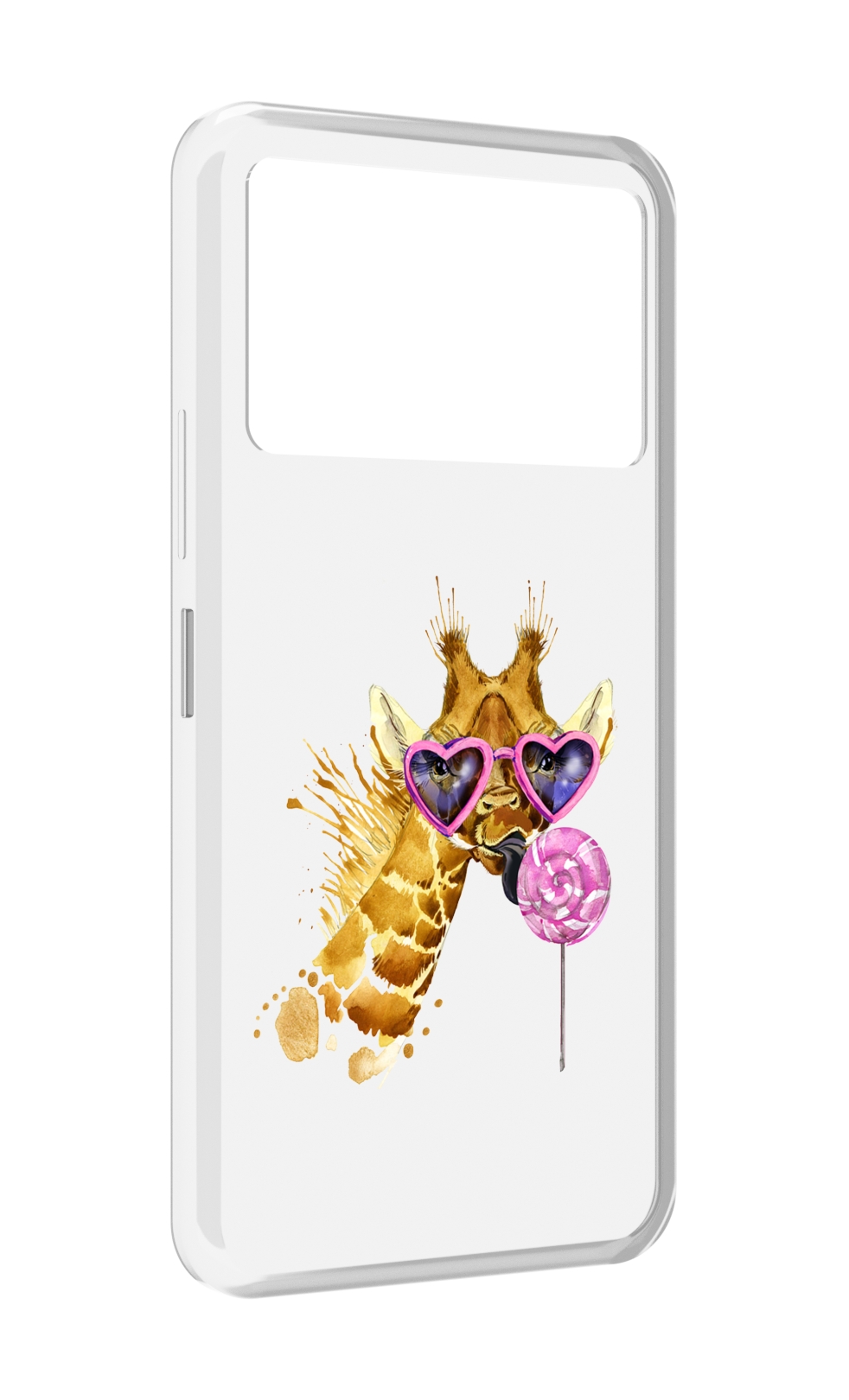 

Чехол MyPads акварельный жираф для Infinix NOTE 12 VIP (X672), Прозрачный, Tocco