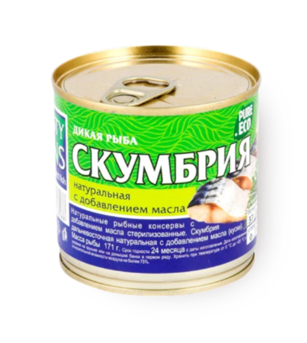 Скумбрия Tasty Tins в масле 245 г