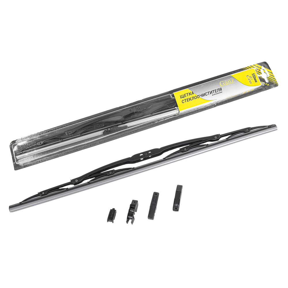 

Щетка стеклоочистителя ECO 550mm (4 адаптера)