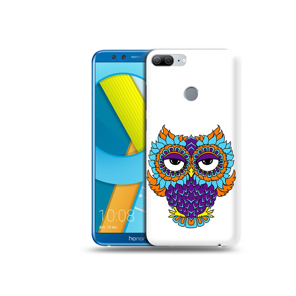 

Чехол MyPads Tocco для Huawei Honor 9 Lite Цветная сова (PT117118.56.198), Прозрачный, Tocco
