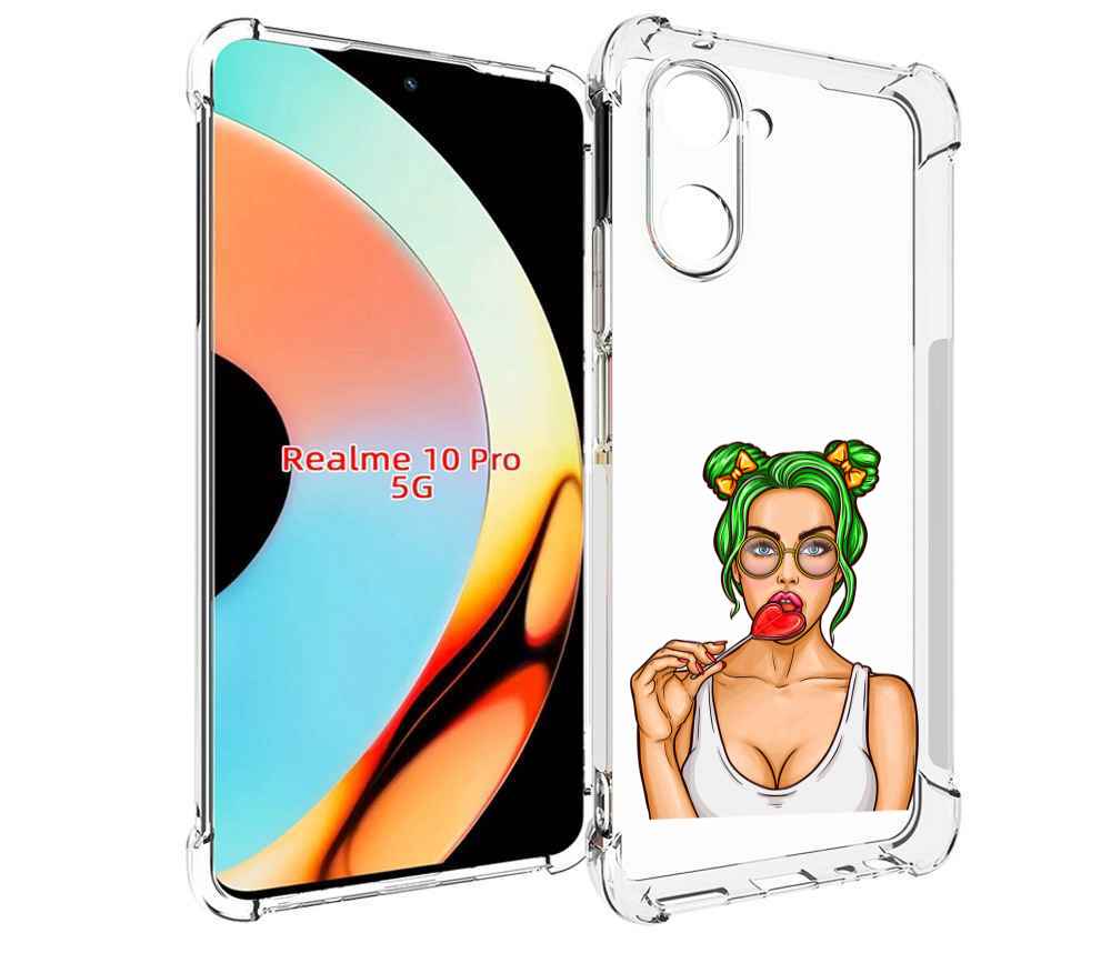 

Чехол бампер MyPads девушка-с-чупачупсом-в-виде-сердца женский д..., Прозрачный, Tocco