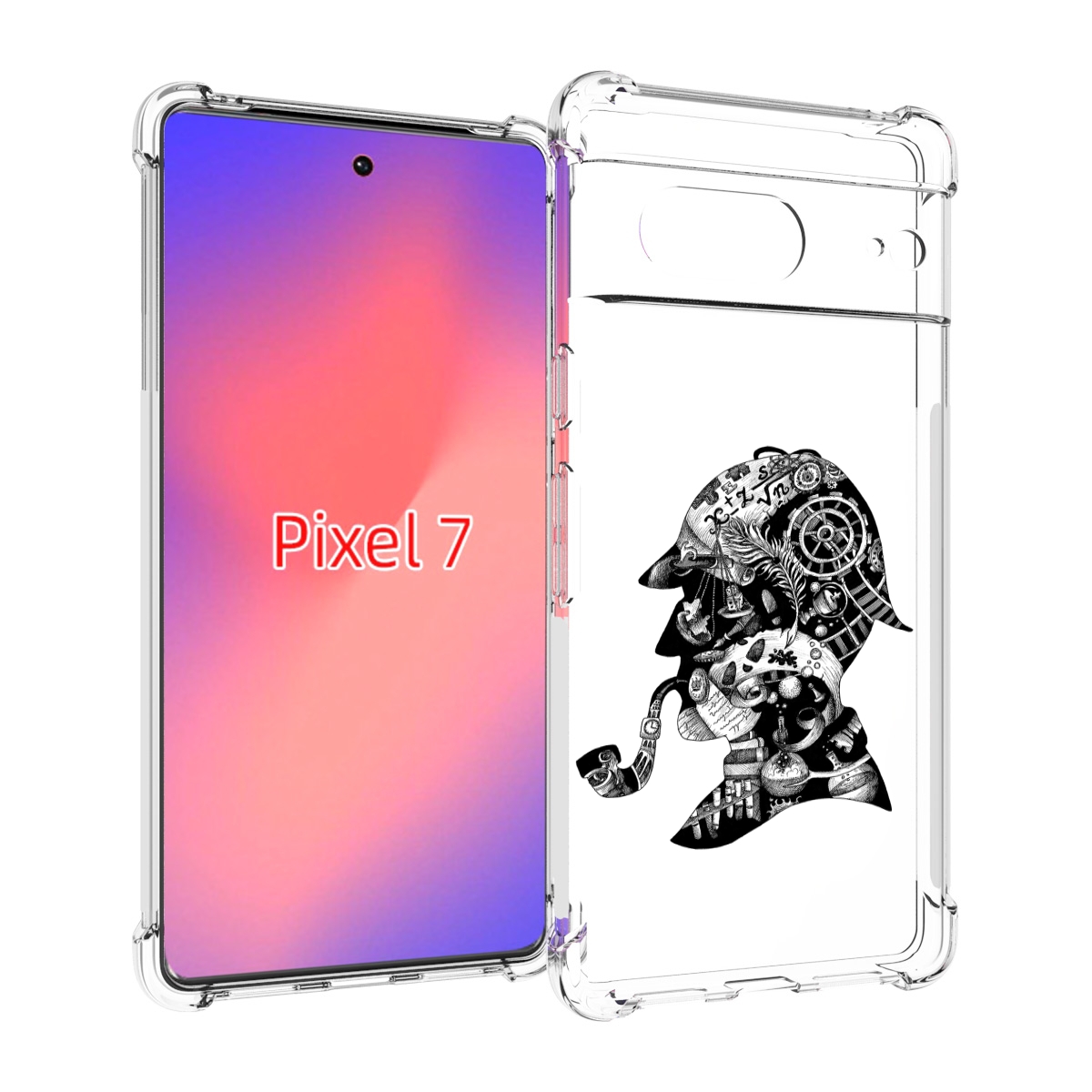 

Чехол Mypads Мужчина С Трубкой Абстракция Для Google Pixel 7, Прозрачный, Tocco