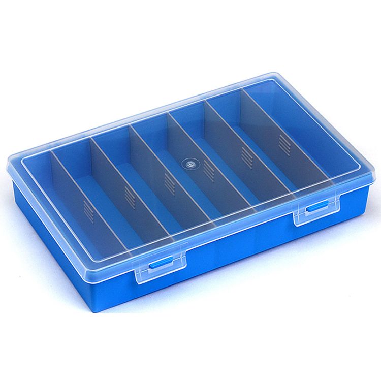 Коробка для приманок PolymerBOX 28С07 7 ячеек, съёмн. перегородки 280х185х50мм, цв. Синий