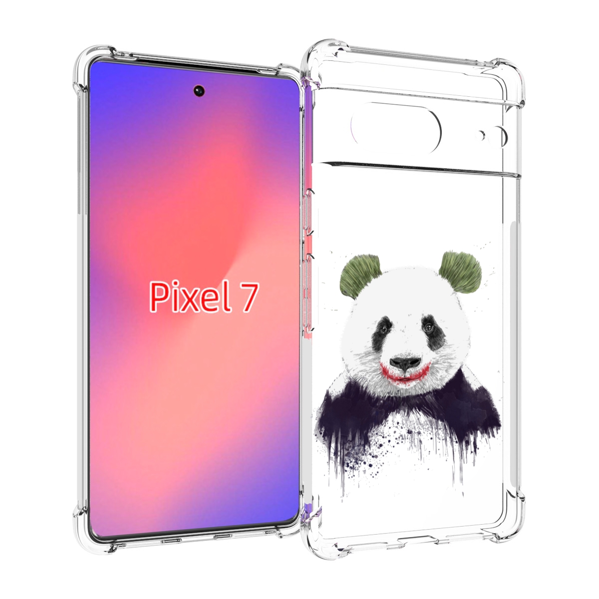 

Чехол Mypads Панда Джокер Для Google Pixel 7, Прозрачный, Tocco