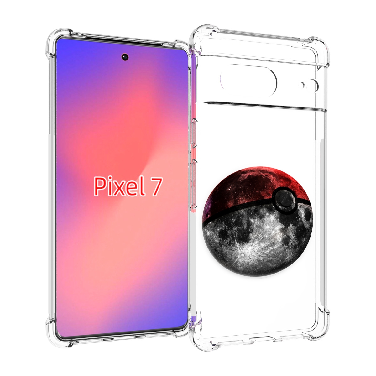 

Чехол Mypads Планета Покебол Для Google Pixel 7, Прозрачный, Tocco