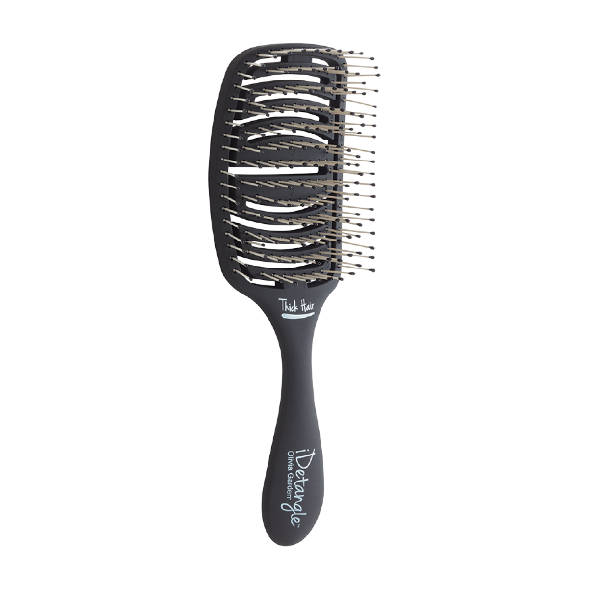 Щетка Olivia Garden гибкая продувная, iDetangle, для густых волос olivia garden щетка для тонких волос og essential care flex для тонких волос