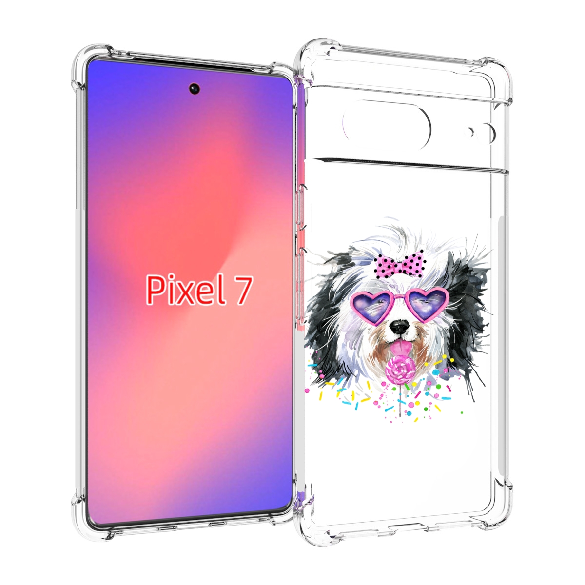 

Чехол Mypads Пушистик Для Google Pixel 7, Прозрачный, Tocco