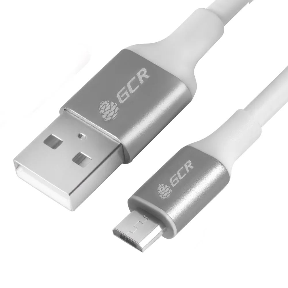 фото Кабель greenconnect 1.0m usb2.0, am/microb 5pin, белый