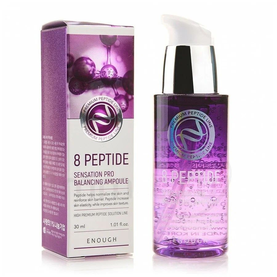 Сыворотка для лица ENOUGH с пептидным комплексом Peptide Sensation Pro Balancing Ampoule