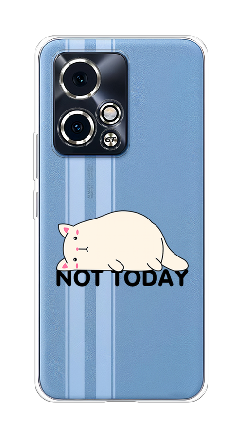 

Чехол на Honor 90 GT "Cat not today", Белый;розовый;черный, 6123450-1