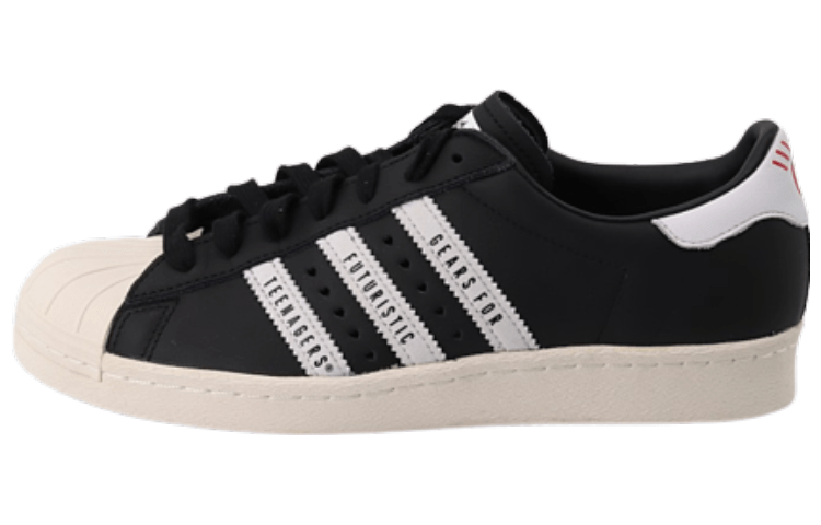 

Кеды унисекс Adidas Superstar 80s Human Made черные 38 EU, Черный, Superstar 80s Human Made