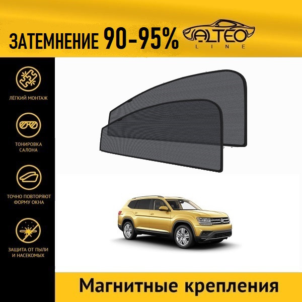 

Автошторки ALTEO на Volkswagen Teramont (2016-н.в.) универсал