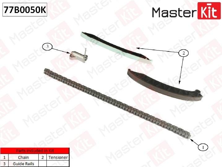 

Ремкомплект ГРМ MASTER KIT 77b0050k