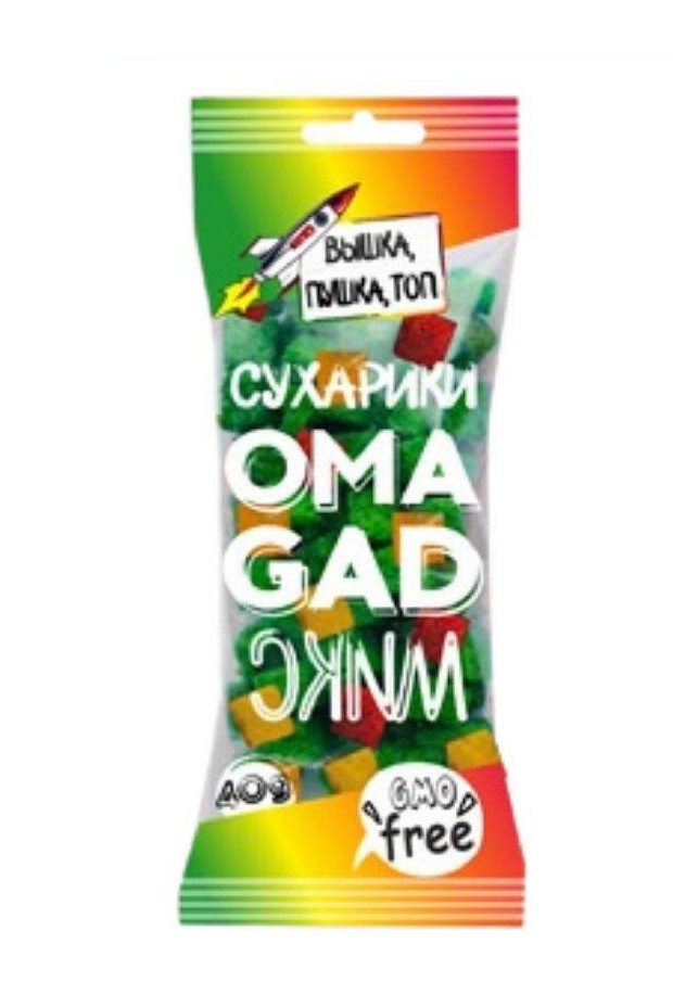 

Сухарики пшеничные Averton snack Omagad микс 40 г