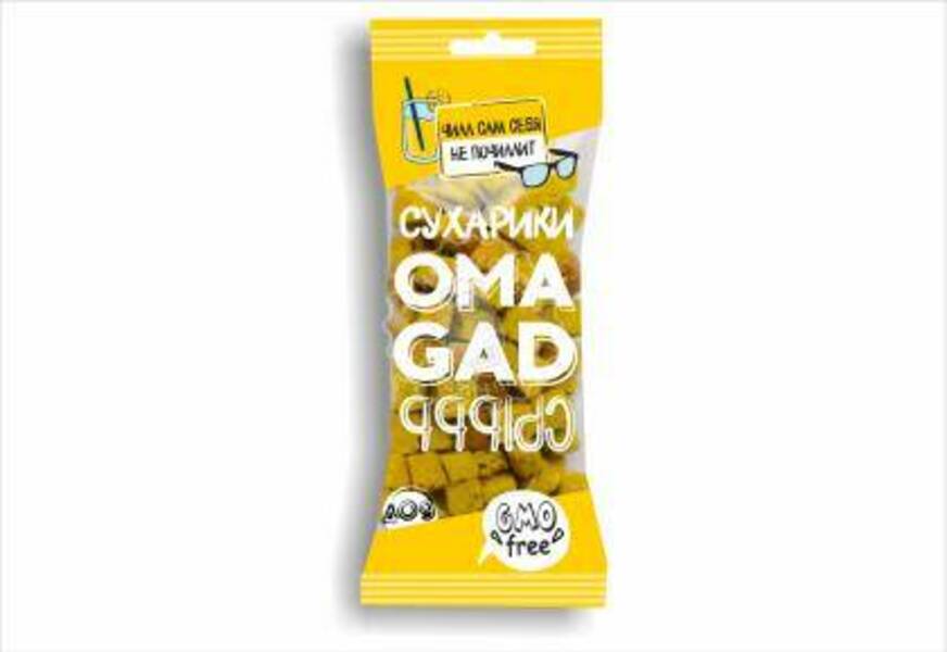 

Сухарики пшеничные Averton snack Omagad сыр 40 г