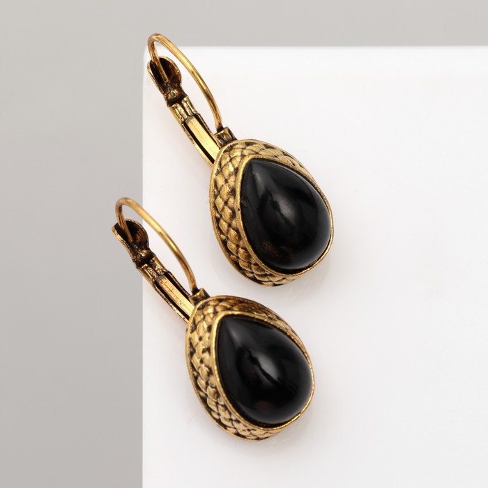 

Серьги классические из бижутерного сплава Queen fair 9679682, полистоун, 9679682