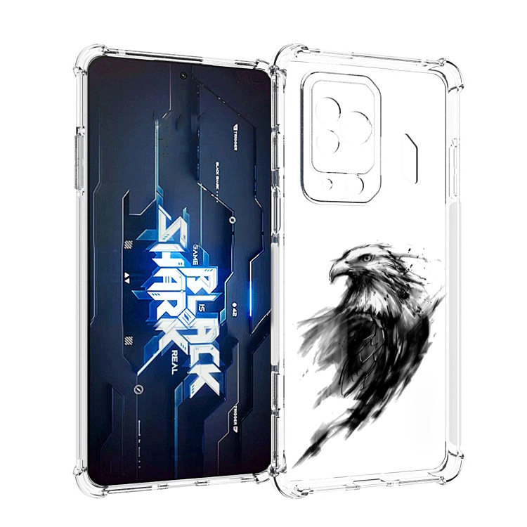

Чехол MyPads чб птица для Xiaomi Black Shark 5 Pro, Прозрачный, Tocco